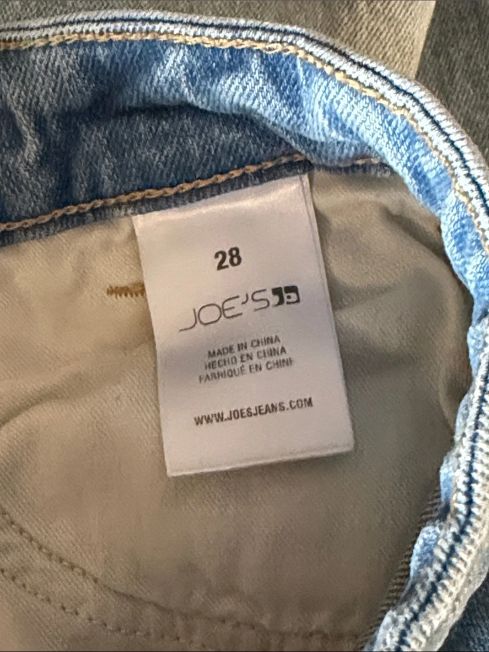 Joe's Jeans Light Blue Denim Shorts